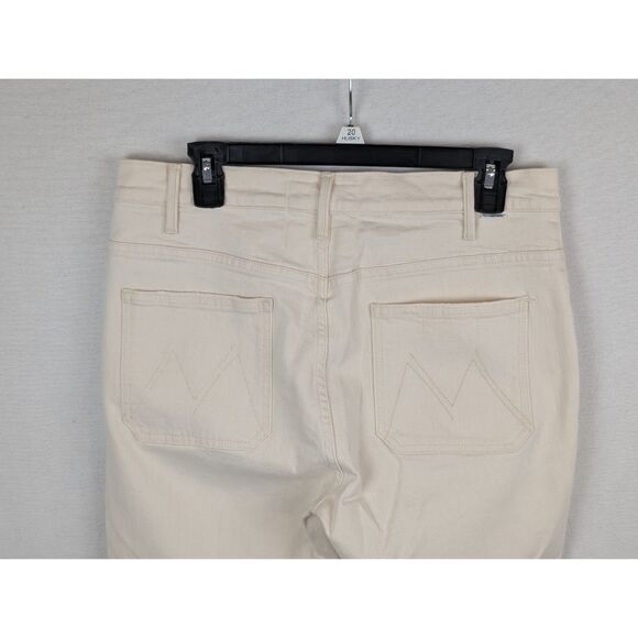 Mother The Hustler Patch Pocket Flood Jeans in Act Natural Women's Size 31 - Picture 4 of 15